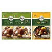 고메 함박스테이크 540g x2 + 치즈함박스테이크 465g