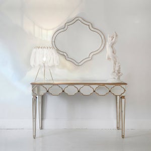 고급 거울화장대 콘솔형 수입 슬림 화장대 110x42x76cm