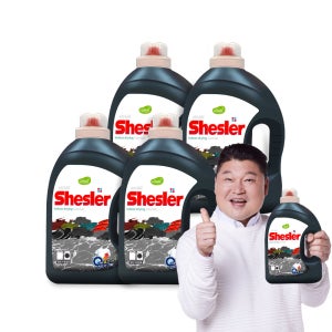 쉬슬러 고농축 효소 타깃워시 액체세제 실내건조 본품 3.05L 4개