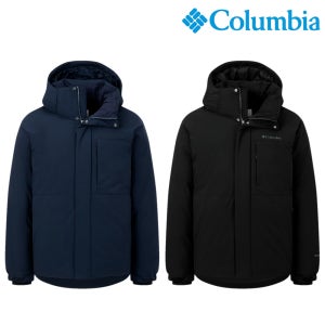 컬럼비아 남성 덕 헤비 다운 자켓 후드 탈착 보온 오리털 옴니히트 패딩 점퍼 MM367