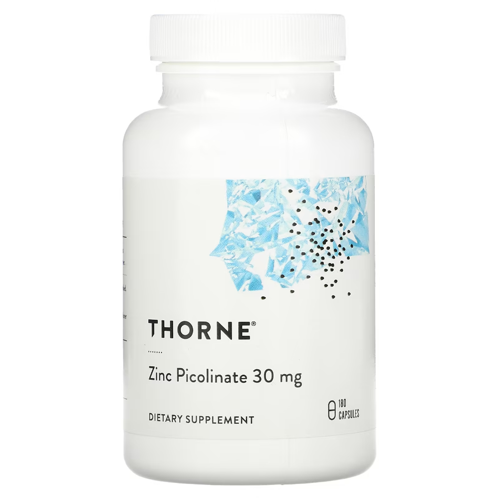 Thorne Research 쏜리서치 <b>아연</b> 피콜리네이트30mg 캡슐 180정