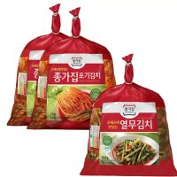 종가집 포기 배추김치 1kg x 2팩 열무김치 900g 1팩 혼합구성