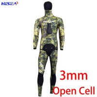 프리 다이빙 슈트 잠수복 남자 스피어 낚시 잠수복 3mm open cell 잠수복 위장