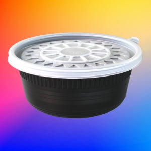 HG-752호 검정 200개세트 190파이 미니탕용기 대 HG752호 소담팩