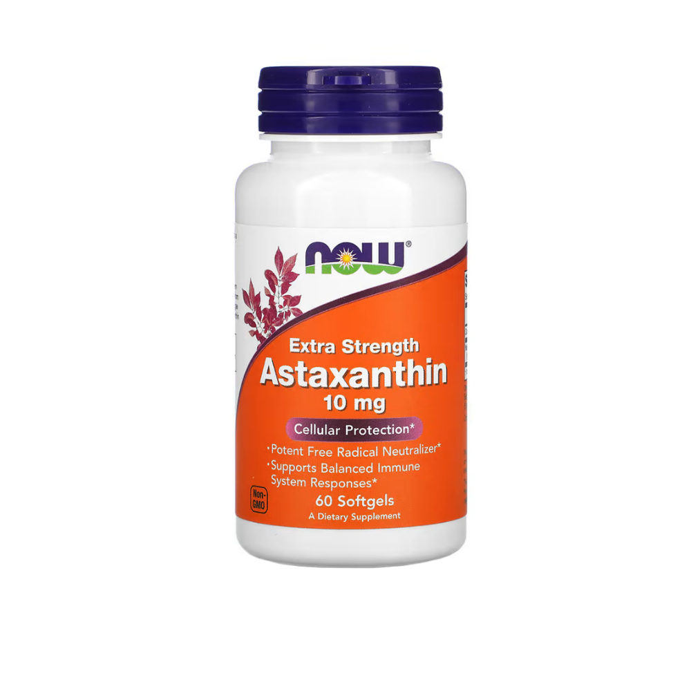 <b>나우푸드 아스타잔틴</b> 10mg 60정 아스타크산틴 Astaxanthin