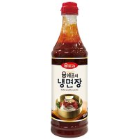 움트리 움쉐프 냉면장 양념 950g 맛있는 비빔냉면 양념장 새콤 달콤 매콤 냉면 소스 팬션 차박 캠핑요리 자취생 간편 간단 조리