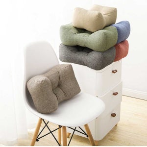 의자 허리받침 쇼파 요추 등받이쿠션 자동차 독서실 사무실 낮잠베게