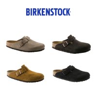 [빠른 배송] 버켄스탁 보스턴 스웨이드 가죽 BIRKENSTOCK Boston 슬리퍼 타우페 모카 밍크 블랙 4컬러