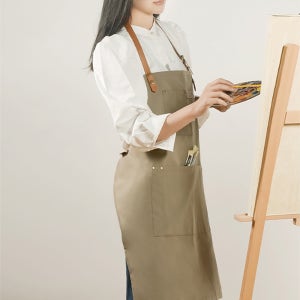 미술용앞치마 미술앞치마 방수 화방 공방 전문가용 화가 앞치마