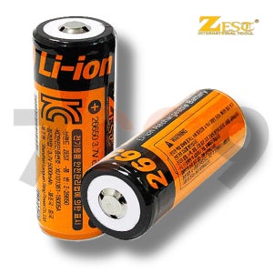 제스트 충전 건전지 Z-26650 5000mAh 고용량 충전지 낱개 판매