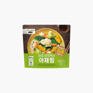 믹스밀 바로 데워먹는 야채찜 200g x 10팩 4분완성 한끼채소