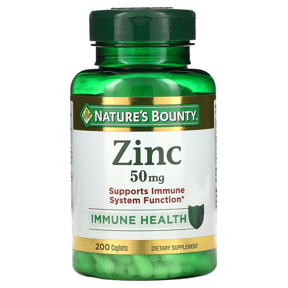 네이처스바운티 아연 <b>징크 글루코네이트 50mg</b> 200캡슐