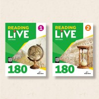 리딩라이브 Reading Live 180 1,2권 초등 어린이 독해 영어 교재 문제집 교구