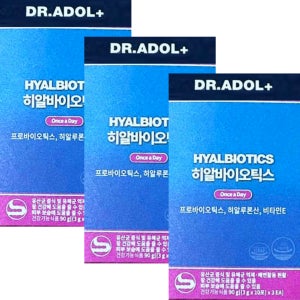 닥터아돌 히알바이오틱스 3g x 30포 x 3박스 3개월분