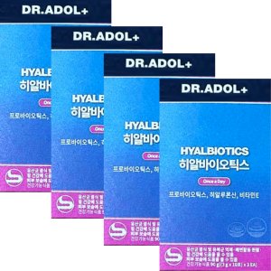 닥터아돌 히알바이오틱스 3g x 30포 x 4박스 4개월분