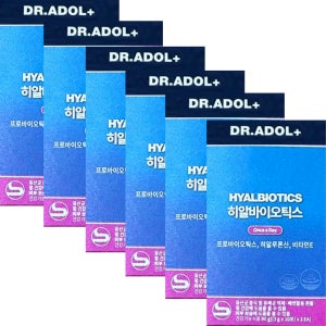 닥터아돌 히알바이오틱스 3g x 30포 x 6박스 6개월분