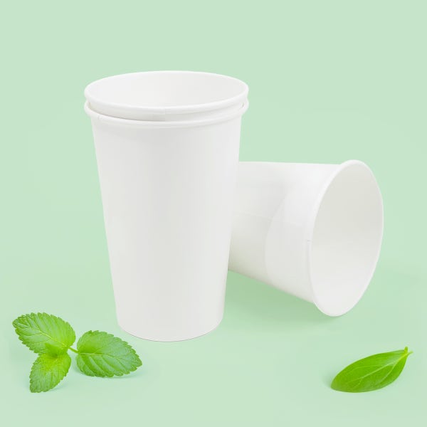 종이컵 480ml(16온스) 양면코팅 음료컵 무지 아이스 테이크아웃 1000개