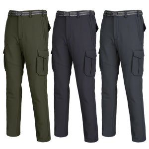 1+1 겨울 작업복 바지 남성 등산복 등산 카고 바지 기모 팬츠 (SY3OP3LP087M)