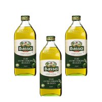 이태리 Basso 바쏘 엑스트라 버진 올리브 오일 1L 3팩