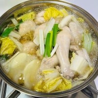 [국내산 하림닭]부평 닭한마리 칼국수 캠핑요리 밀키트[3~4인분] 건강보양식 모임 술안주