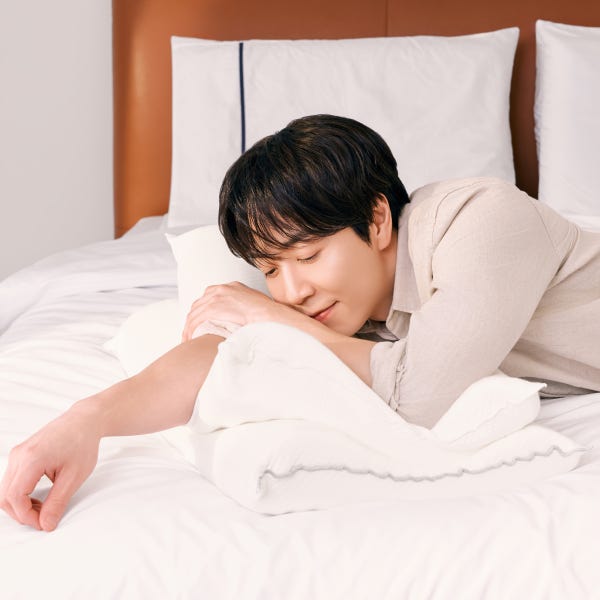 [돌레란] 밸런스 메모리폼 기능성 거북목 프리미엄 수면 경추베개 (로우/미디움)