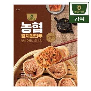 농협식품 김치 왕만두 630g 1개