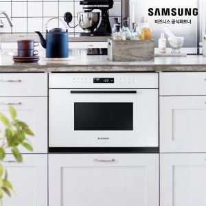 삼성전자 비스포크 빌트인 전기오븐 36L NQ36A6588CW 글램화이트 (소상공인제품)