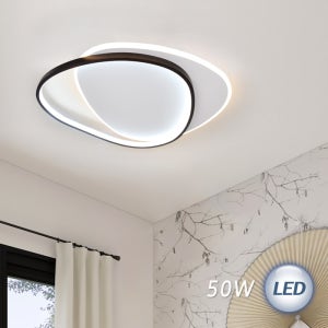 방조명 LED 원더링 방등 50W (블랙)