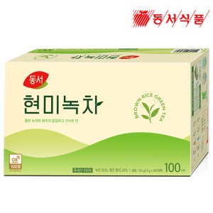 동서식품 동서 현미녹차 100T