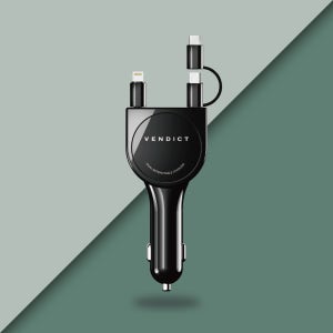 벤딕트 차량용 듀얼 고속 릴타입 시거잭 C타입