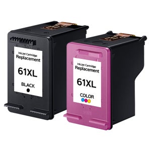 호환 61XL 대용량 잉크 ENVY5530 4504 3050 (검정+칼라) 1세트