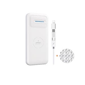 PD 20W 고속충전 15W 무선충전 보조배터리 10000mAh 5핀케이블+8핀젠더+C타입젠더 포함 DR-PWQ-PD10000A/b