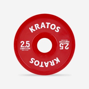 크라토스 고무 저중량 원판 역도 헬스 크로스핏 홈짐 2.5kg