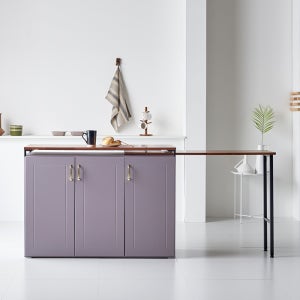 미엘 주방 보조 조리대 수납 홈바 아일랜드 식탁 테이블 1200