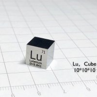 10mm 거울 광택 루테튬(lu) 금속 큐브 요소 수집을 위한 순도 99.95