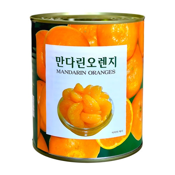 만다린 오렌지 대용량 밀감 귤 통조림 830g