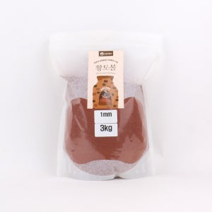 대용량 국내산황토볼 1mm 3kg 아기베개 모로반사 방지용 찜질