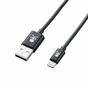 엘레컴 컬러풀한 라이트닝 케이블 1.2m 블랙 LHC-UAL12C