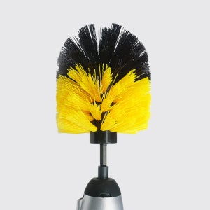 SB 전동 드릴용 청소브러쉬 반원 3.5인치 나일론 브러쉬탭 차량휠타이어 세면대 변기용