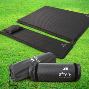 2중벨브 캠핑 자충매트 에어매트 1인 / 캠핑용품 차박 휴대용 야외 자충식