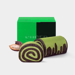 슈퍼말차 블랙 롤케이크 글루텐프리