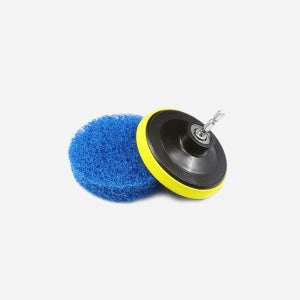 SB 전동 드릴용 청소브러쉬 수세미탭 원형 유리 대리석 거울 냄비용