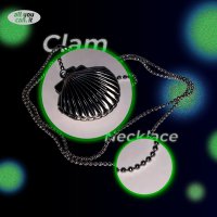 [올유캔잇] clam necklace 조개 팬던트 목걸이