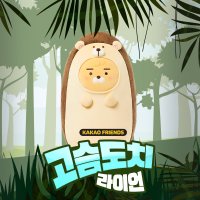 카카오프렌즈 꿀잠친구 고슴도치 라이언 바디필로우 대형 인형