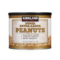 커클랜드 슈퍼 엑스트라 라지 구운 소금 피넛 1.13kg Kirkland Signature Super Extra Large Roasted Salted Peanuts