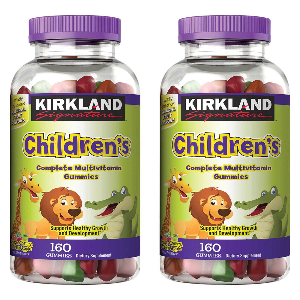 커클랜드 칠드런 <b>어린이 컴플리트 멀티</b> 종합 <b>비타민</b> 구미 160 x 2통