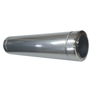 스토브에이드 125mm 스텐연통 이중관1M(단열) 두께0.5mm 화목난로 보일러 파이 연도