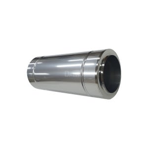 스토브에이드 125mm 스텐연통 이중관50cm(단열) 두께0.5mm 화목난로 파이 연도