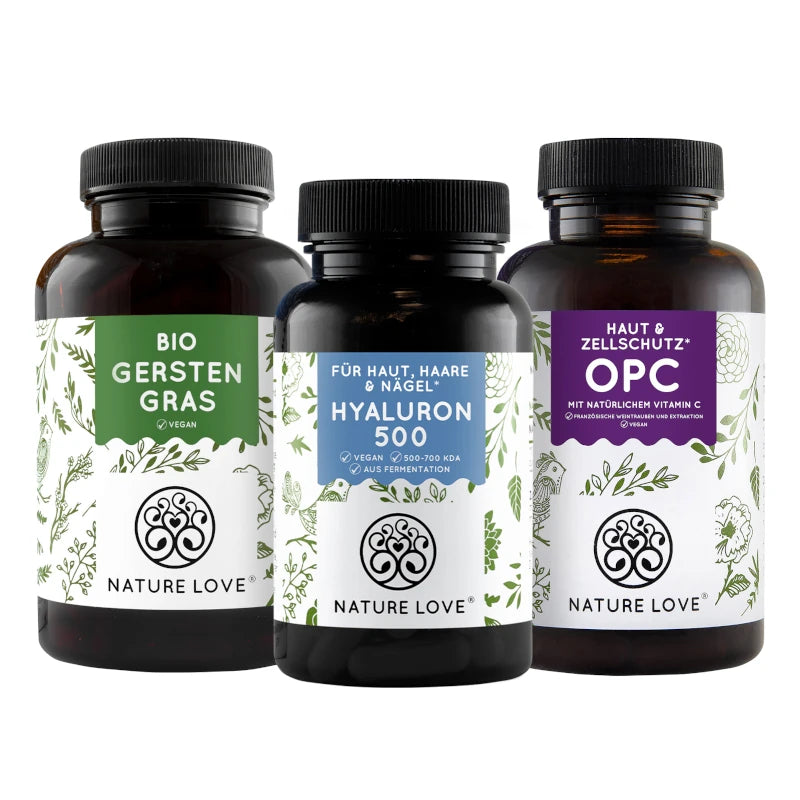 피부 뷰티 케어 패키지 NATURE LOVE SCHÖNHEIT IN SERIE