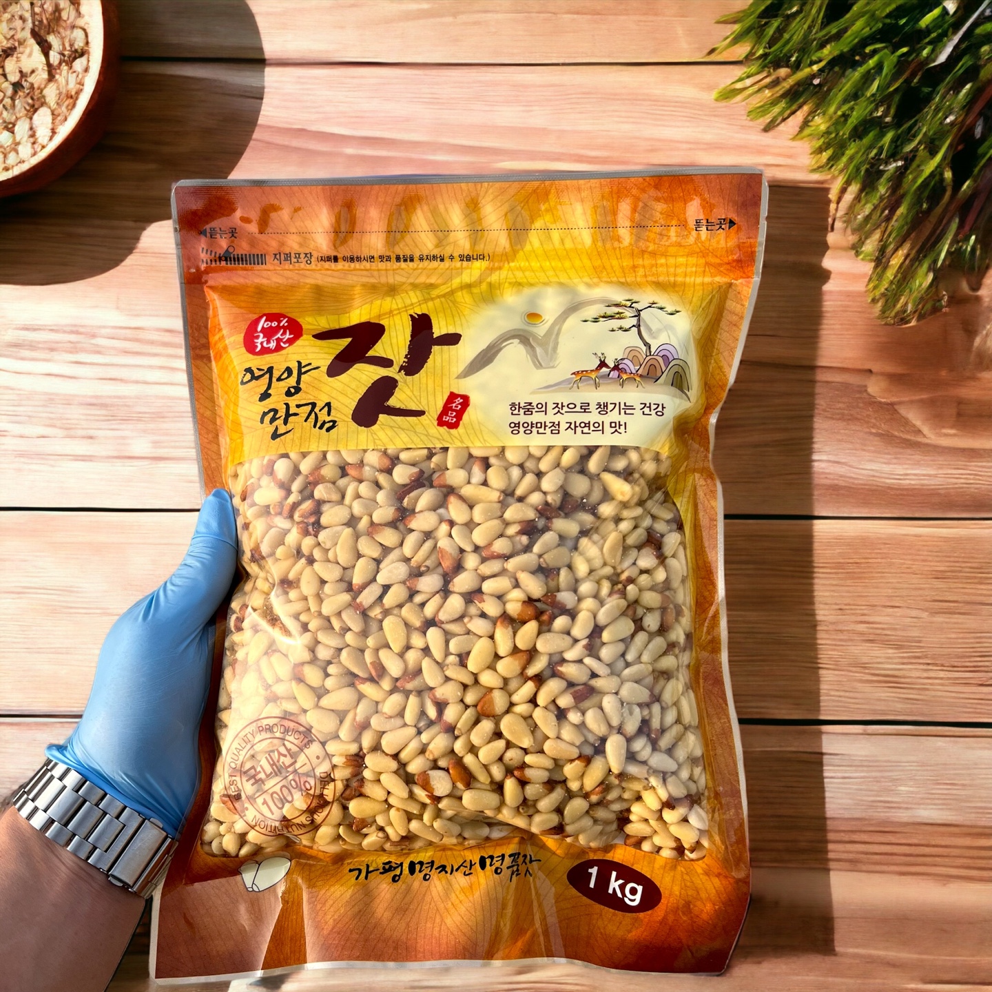 2025년 국산잣 가평잣 햇잣 생잣 삶지않은 국내산 잣 1kg